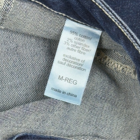 Maurice’s Distressed Ripped Sequin Stretchy Skinny Denim Jeans Medium Regular - Picture 10 of 13